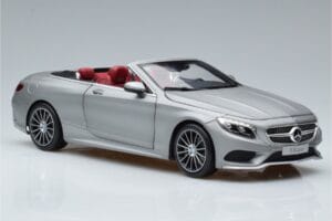 Mercedes S-Class A217 Cabriolet Gray Norev 1:18 B66960355 Diecast - image 6 of 8