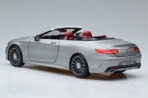 Mercedes S-Class A217 Cabriolet Gray Norev 1:18 B66960355 Diecast - image 7 of 8