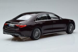 Mercedes S-Class W223 AMG Line Red Norev 1:18 183804 Diecast - image 3 of 8