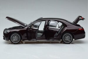 Mercedes S-Class W223 AMG Line Red Norev 1:18 183804 Diecast - image 4 of 8