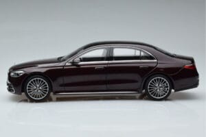 Mercedes S-Class W223 AMG Line Red Norev 1:18 183804 Diecast - image 5 of 8