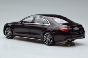 Mercedes S-Class W223 AMG Line Red Norev 1:18 183804 Diecast - image 7 of 8