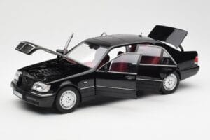 Mercedes S600 W140 Black Norev 1:18 183722 Diecast - image 2 of 8