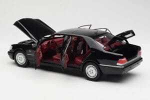 Mercedes S600 W140 Black Norev 1:18 183722 Diecast - image 5 of 8