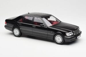 Mercedes S600 W140 Black Norev 1:18 183722 Diecast - image 6 of 8
