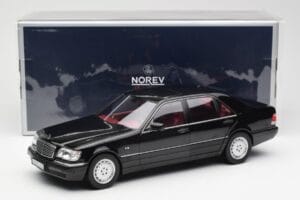 Mercedes S600 W140 Black Norev 1:18 183722 Diecast - image 8 of 8