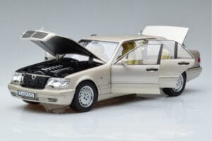 Mercedes S600 W140 Silver Norev 1:18 183723 Diecast - image 2 of 7