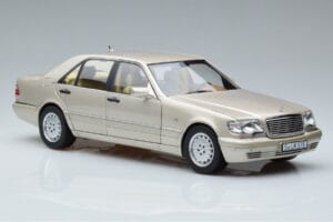 Mercedes S600 W140 Silver Norev 1:18 183723 Diecast - image 5 of 7