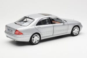 Mercedes S600 W220 Silver Metallic Norev 1:18 183810 Diecast - image 3 of 8