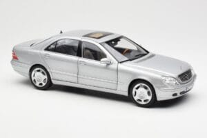 Mercedes S600 W220 Silver Metallic Norev 1:18 183810 Diecast - image 6 of 8