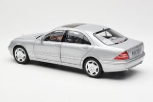 Mercedes S600 W220 Silver Metallic Norev 1:18 183810 Diecast - image 7 of 8