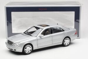 Mercedes S600 W220 Silver Metallic Norev 1:18 183810 Diecast - image 8 of 8