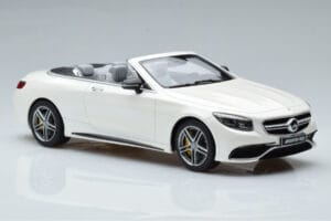 Mercedes AMG S63 A217 Cabriolet Diamond White GT Spirit 1:18 B66965712 Resin - image 4 of 6