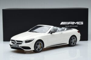 Mercedes AMG S63 A217 Cabriolet Diamond White GT Spirit 1:18 B66965712 Resin - image 6 of 6