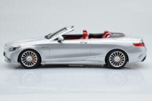 Mercedes AMG S65 A217 Cabriolet Silver GT Spirit 1:18 GT764 Resin - image 3 of 6