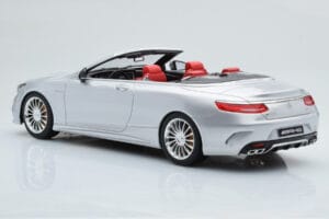 Mercedes AMG S65 A217 Cabriolet Silver GT Spirit 1:18 GT764 Resin - image 5 of 6
