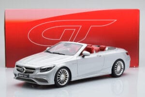 Mercedes AMG S65 A217 Cabriolet Silver GT Spirit 1:18 GT764 Resin - image 6 of 6
