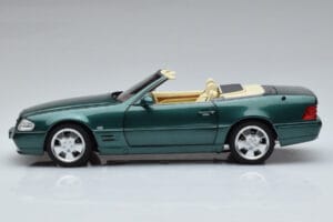 Mercedes SL500 R129 Green Metallic Norev 1:18 183753 Diecast - image 5 of 8