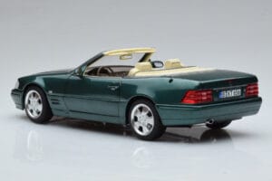 Mercedes SL500 R129 Green Metallic Norev 1:18 183753 Diecast - image 7 of 8