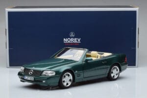 Mercedes SL500 R129 Green Metallic Norev 1:18 183753 Diecast - image 8 of 8