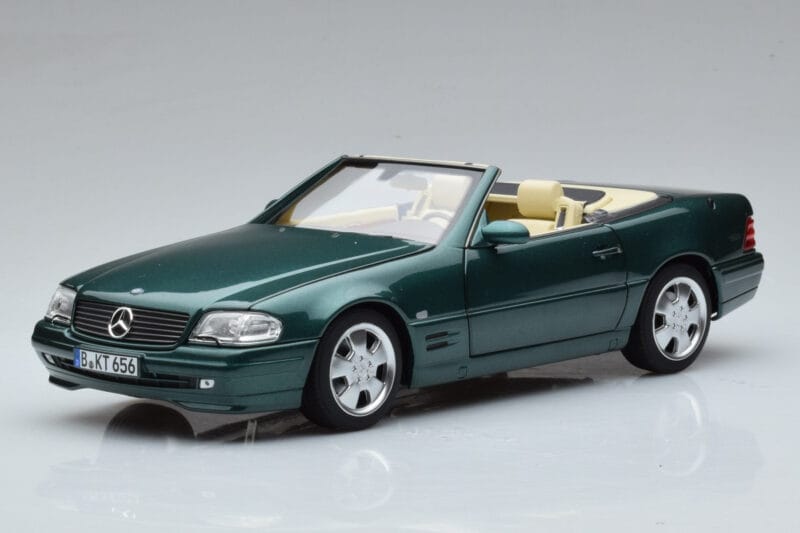 Mercedes SL500 R129 Green Metallic Norev 1:18 183753 Diecast