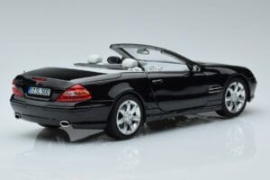 Mercedes SL500 R230 Black Norev 1:18 183840 Diecast - image 3 of 8