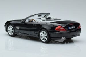 Mercedes SL500 R230 Black Norev 1:18 183840 Diecast - image 6 of 8