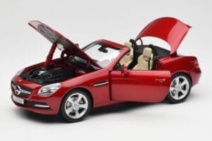 Mercedes SLK R172 Designo Zircon Red Minichamps 1:18 B66960513 Diecast - image 2 of 8