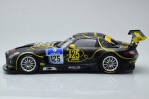 Mercedes SLS AMG GT3 Rowe Racing #125 Zehe / Bullitt / Renger / Hartung ADAC 24 Hours of Nurburgring 2013 Minichamps 1:18 151 - image 3 of 6