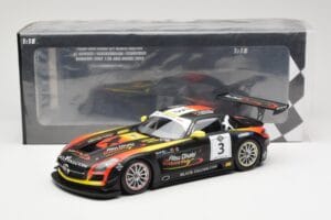 Mercedes SLS AMG GT3 #3 Team Abu Dhabi By Black Falcon K. Al Qubaisi / M. Bleekemolen / B. Schneider Winners Gulf 12 Hours Ab - image 6 of 6