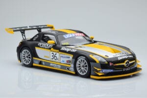 Mercedes SLS AMG GT3 Team Erebus Motorsport #36 B. Schneider / A. Jager / C. Roloff Winners Bathurst 12 Hours 2013 Minichamps - image 4 of 6