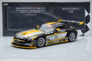 Mercedes SLS AMG GT3 Team Erebus Motorsport #36 B. Schneider / A. Jager / C. Roloff Winners Bathurst 12 Hours 2013 Minichamps - image 6 of 6