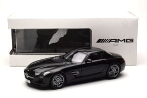 Mercedes SLS AMG Obsidian Black Metallic Minichamps 1:18 B66960042 Diecast - image 7 of 7