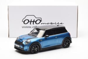 Mini Cooper S F56 Island Blue Otto 1:18 OT982 Resin - image 6 of 6