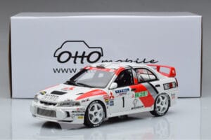 Mitsubishi Lancer Evo 4 T. Makinen / S. Harjanne Rally Catalunya 1997 Otto 1:18 OT409 Resin - image 6 of 6