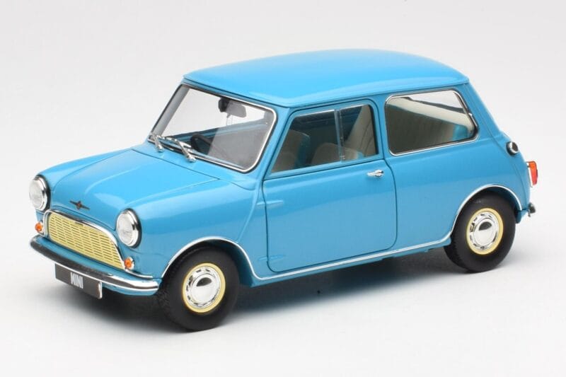 Morris Mini Minor Blue Kyosho 1:18 08964BL Diecast