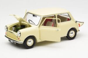 Morris Mini Minor White Kyosho 1:18 08964W Diecast - image 2 of 8