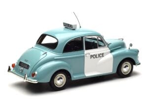 Morris Minor Police Blue & White Minichamps 1:18 150137090 Diecast - image 3 of 8