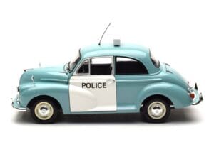 Morris Minor Police Blue & White Minichamps 1:18 150137090 Diecast - image 4 of 8