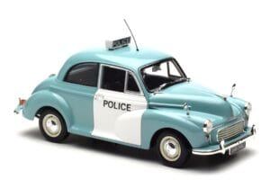 Morris Minor Police Blue & White Minichamps 1:18 150137090 Diecast - image 6 of 8