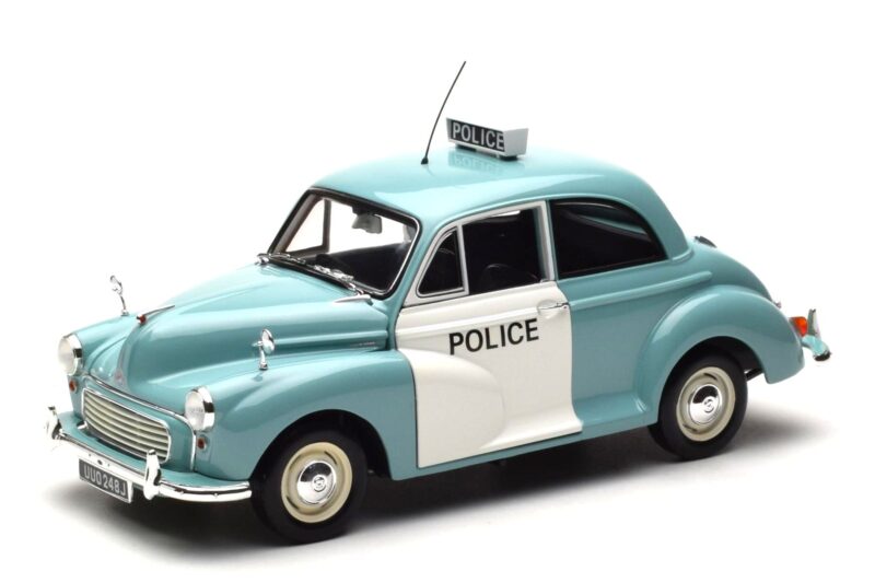 Morris Minor Police Blue & White Minichamps 1:18 Morris Minor Police Blue & White Minichamps 1:18 150137090 Diecast