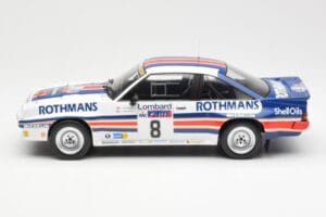 Opel Manta 400 Rothmans #8 J. McRae / I. Grindrod Lombard RAC Rally 1983 IXO 1:18 18RMC038A Diecast - image 3 of 6