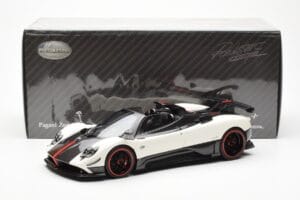Pagani Zonda Cinque Roadster White Benny Almost Real 1:18 850611001 Diecast - image 8 of 8