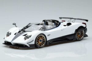 Pagani Zonda HP Barchetta Carbon Fiber White LCD 1:18 LCD18009 WH Diecast