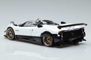Pagani Zonda HP Barchetta Carbon Fiber White LCD 1:18 LCD18009 WH Diecast - image 8 of 9