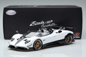 Pagani Zonda HP Barchetta Carbon Fiber White LCD 1:18 LCD18009 WH Diecast - image 9 of 9