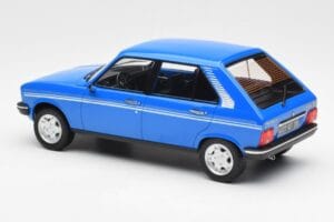 Peugeot 104 S Ibis Blue Norev 1:18 184903 Diecast - image 5 of 6