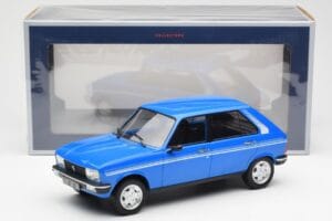 Peugeot 104 S Ibis Blue Norev 1:18 184903 Diecast - image 6 of 6