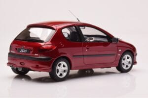 Peugeot 206 S16 Red Otto 1:18 OT1039 Resin - image 2 of 6
