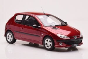Peugeot 206 S16 Red Otto 1:18 OT1039 Resin - image 4 of 6